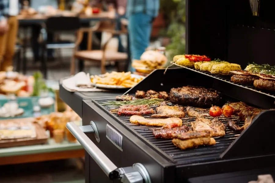 portable barbecue gas grill